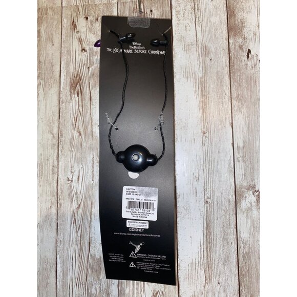 Disney Nightmare Before Christmas Jack Skellington Light Up Necklace Santa Hat - Picture 2 of 2